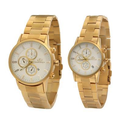 ست ساعت مچی عقربه ای زنانه و مردانه الگانس مدل el3408gl