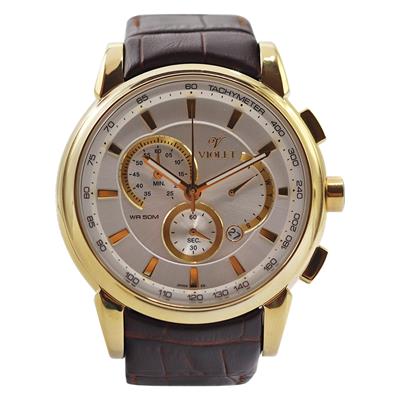 ساعت مچی عقربه ای مردانه ویولت مدل 437g2 leather