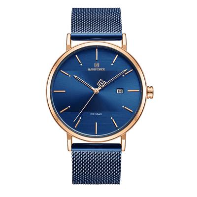 ساعت مچی عقربه ای مردانه نیوی فورس کد nf3008m rg be