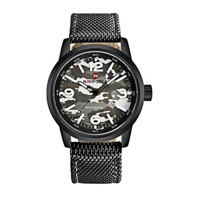 ساعت مچی عقربهای مردانه نیوی فورس کد nf9080m b gy gy