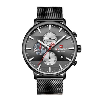 ساعت مچی عقربه ای مردانه نیوی فورس کد nf9169m cfb