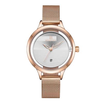 ساعت مچی عقربه ای زنانه نیوی فورس مدل nf5014l rg w