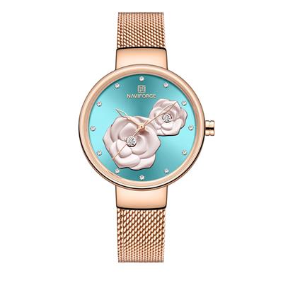 ساعت مچی عقربه ای زنانه نیوی فورس کد nf5013l rg be rg