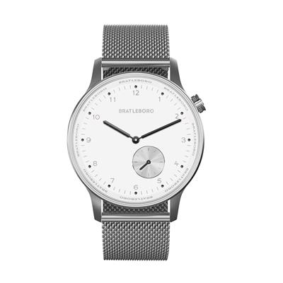 ساعت مچی عقربه ای زنانه براتلبورو سری goreme metal silver white مدل b02gr03