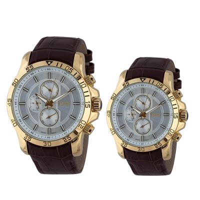 ست ساعت مچی عقربه ای زنانه و مردانه کد esmw3