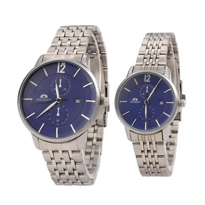 ست ساعت مچی عقربه ای مردانه و زنانه اورینت مدل ot281