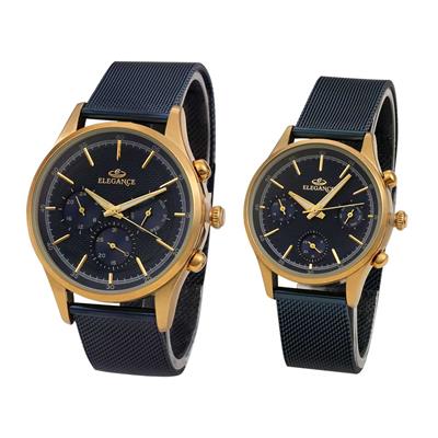 ست ساعت مچی عقربه ای مردانه و زنانه الگانس مدل ae515gl