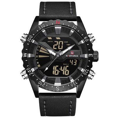 ساعت مچی عقربهای مردانه نیوی فورس مدل nf9136m b gy b