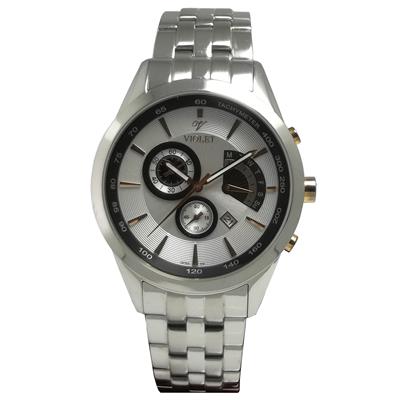 ساعت مچی عقربه ای مردانه ویولت مدل 0212g 1metal