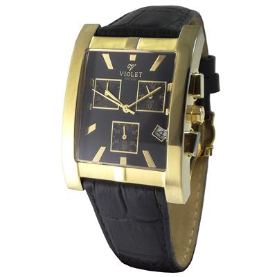 ساعت مچی عقربه ای مردانه ویولت مدل 0142g 2leather