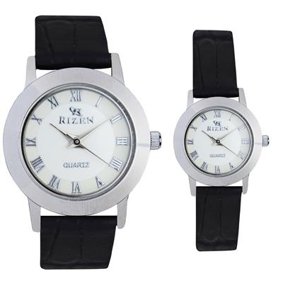 ست ساعت مچی عقربه ای مردانه و زنانه رایزن مدل l05