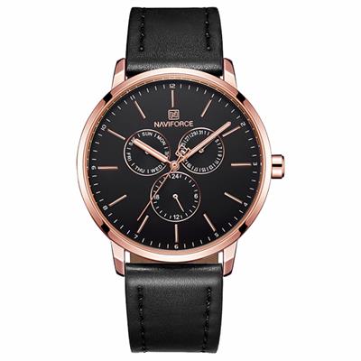 ساعت مچی عقربه ای مردانه نیوی فورس کد nf3001m rg b