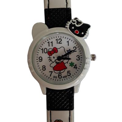 ساعت مچی عقربه ای بچگانه مدل کیتی کد 907