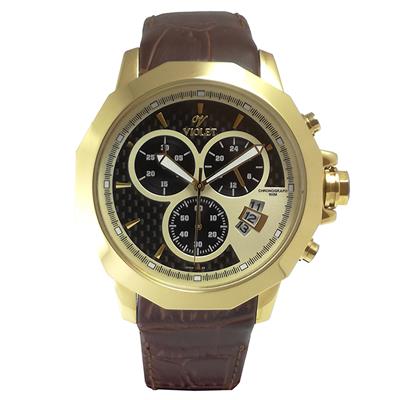 ساعت مچی عقربه ای مردانه ویولت مدل 0172g 2leather