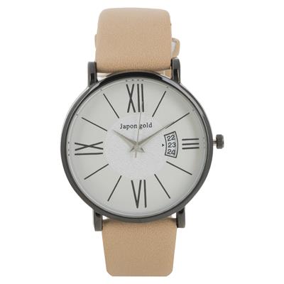 ساعت مچی عقربه ای ژاپن گلد مدل t03