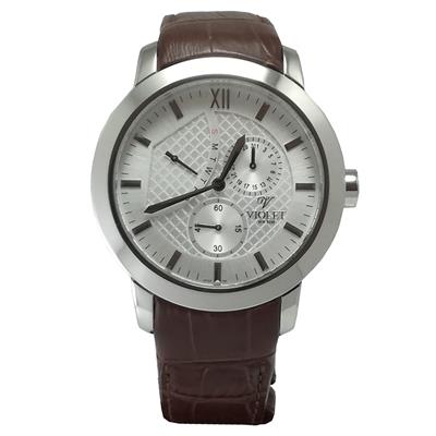ساعت مچی عقربه ای مردانه ویولت مدل 0164g 1leather