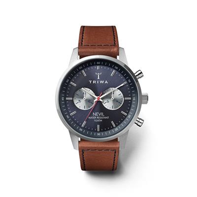 ساعت مچی عقربه ای تریوا مدل blue steel nevil