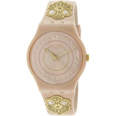 ساعت مچی عقربه ای زنانه سواچ مدل suop108