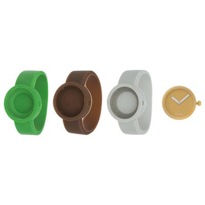 ساعت مچی عقربه ای زنانه او کلاک مدل tone on tone caramelo