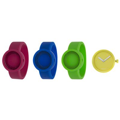 ساعت مچی عقربه ای زنانه اوکلاک مدل tone on tone limone