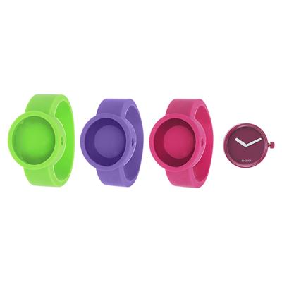 ساعت مچی عقربه ای زنانه او کلاک مدل soleil amaranto