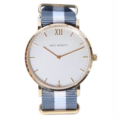 ساعت مچی عقربه ای پاول هویت مدل sailor line gold perlon