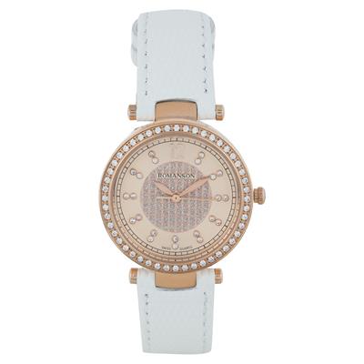 ساعت مچی عقربه ای زنانه رومانسون مدل rl6a03qlwracr1