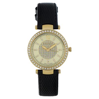 ساعت مچی عقربه ای زنانه رومانسون مدل rl6a03qlbga8r1