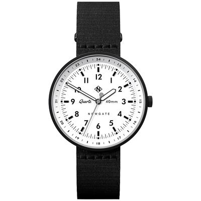 ساعت مچی عقربه ای مردانه نیوگیت مدل the torpedo black canvas strap
