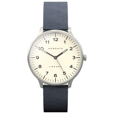ساعت مچی عقربه ای نیوگیت مدل the blip navy blue nubuck strap