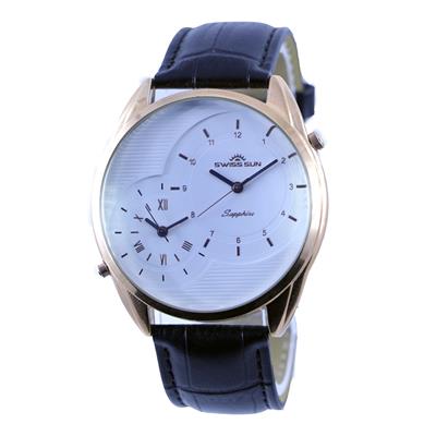 ساعت مچی عقربه ای سوییس سان مدل g3284 gold