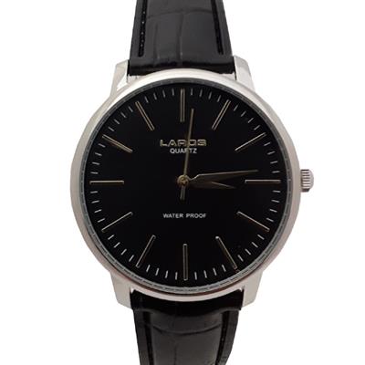 ساعت مچی عقربه ای مردانه لاروس مدل 80081s black به همراه جاسوییچی طرح انبردست مدل jk106