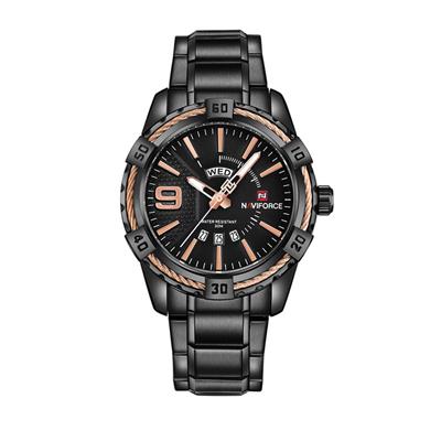 ساعت مچی عقربه ای مردانه نیوی فورس مدل nf9117mbbrg