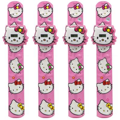 ساعت مچی دیجیتالی مدل hello kitty 04 بسته 4 عددی
