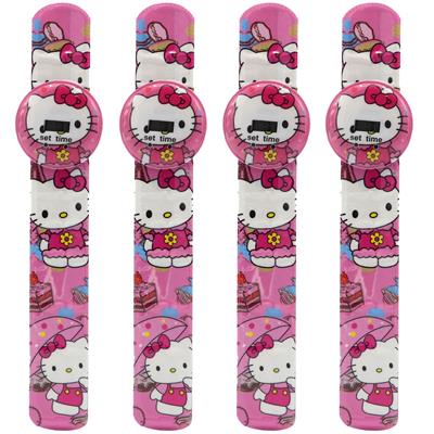 ساعت مچی دیجیتالی مدل hello kitty 02 بسته 4 عددی