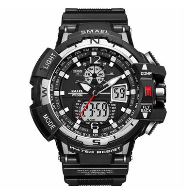 ساعت مچی عقربه ای مردانه اسمل مدل دوال تایم