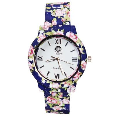 ساعت مچی عقربه ای زنانه مویا مدل flower 03