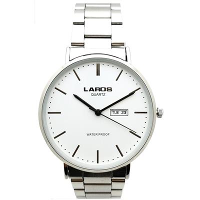 ساعت مچی عقربه ای مردانه لاروس مدل lm a106 white