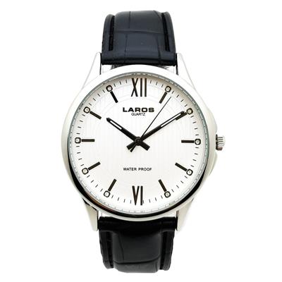 ساعت مچی عقربه ای مردانه لاروس مدل lm a106 silver