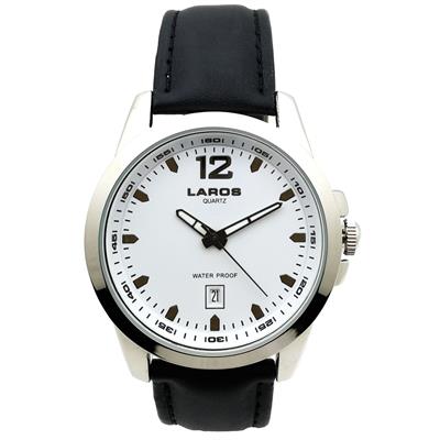 ساعت مچی عقربه ای مردانه لاروس مدل lm a101 white