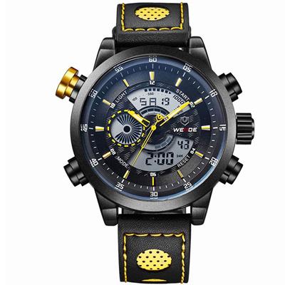 ساعت مچی عقربه ای مردانه وید مدل wh3401l yellow