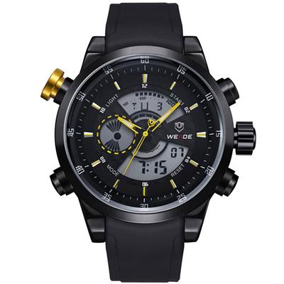 ساعت مچی عقربه ای مردانه وید مدل wh3401s yellow