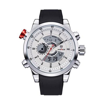 ساعت مچی عقربه ای مردانه وید مدل wh3401si white