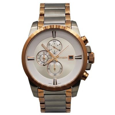 ساعت مچی عقربه ای مردانه کرنوگراف سیتیزن مدل mk 0031 به همراه یک ساعت هدیه