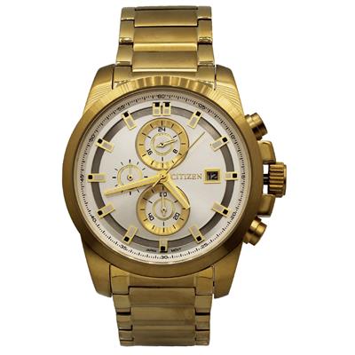 ساعت مچی عقربه ای مردانه کرنوگراف سیتیزن مدل mk 0029 به همراه یک ساعت هدیه