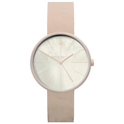ساعت مچی عقربه ای زنانه نیوگیت مدل the new york drumline radial rose gold case