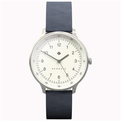 ساعت مچی عقربه ای نیوگیت مدل the blip blue nubuck strap