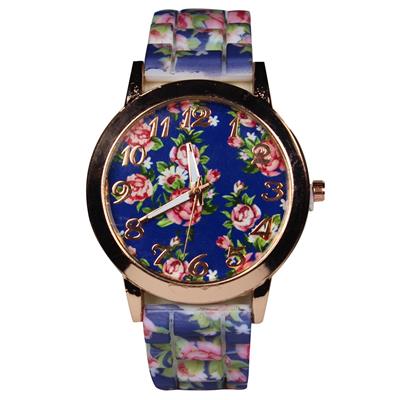 ساعت مچی عقربه ای زنانه مدل flower 01