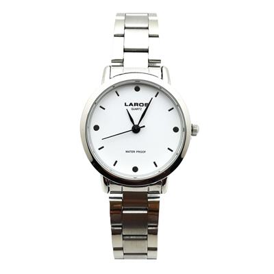 ساعت مچی عقربه ای زنانه لاروس مدل lm n621 white