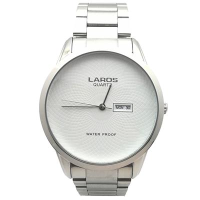 ساعت مچی عقربه ای مردانه لاروس مدل lm n602 whitesilver